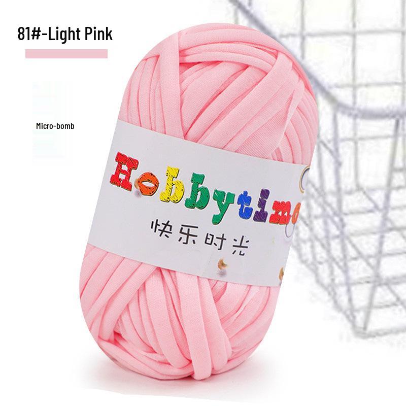 Cloth Strip Yarn DIY Crochet Kit: Handmade Bag, Knitting Material for Cushions, Carpets, and Dolls