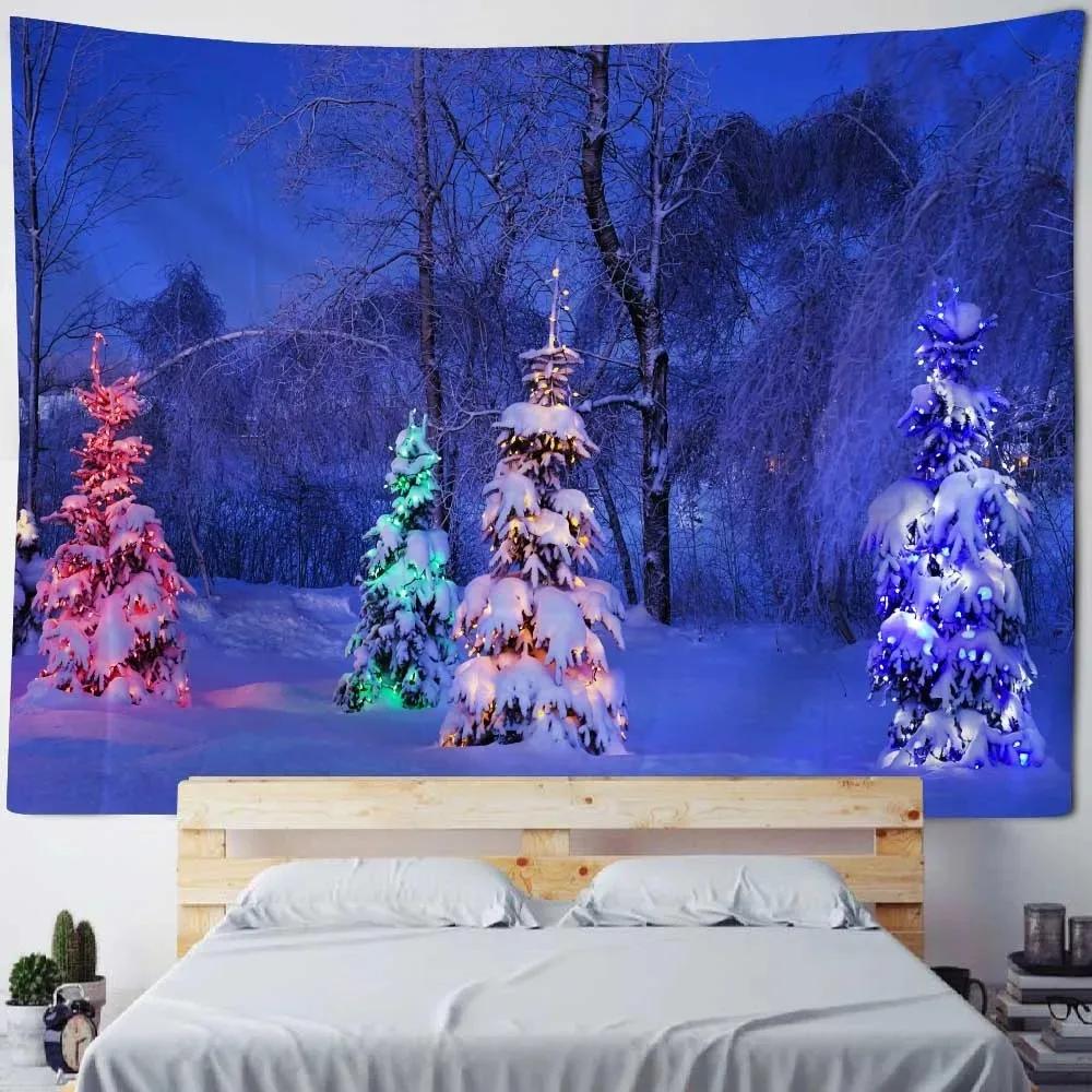 Weihnachtsbaum Muster Dekorative Wandteppich Heim Wohnzimmer Schlafzimmer Wanddekoration