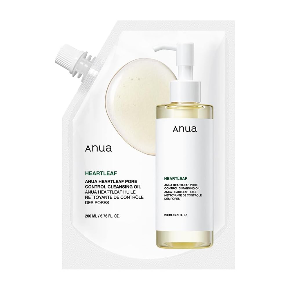 Dokudami Poa Cleansing Oil Refill 200ml Natural Ingredients Gentle Makeup Remover