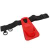 Fishing Belly Top Belt Fishing Waist Rod Holder Belt for Freshwater Saltwater Red
