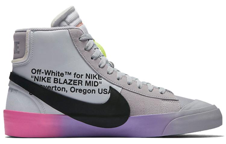 Nike Blazer Mid Off White Wolf Grey Serena Queen AA3832-002