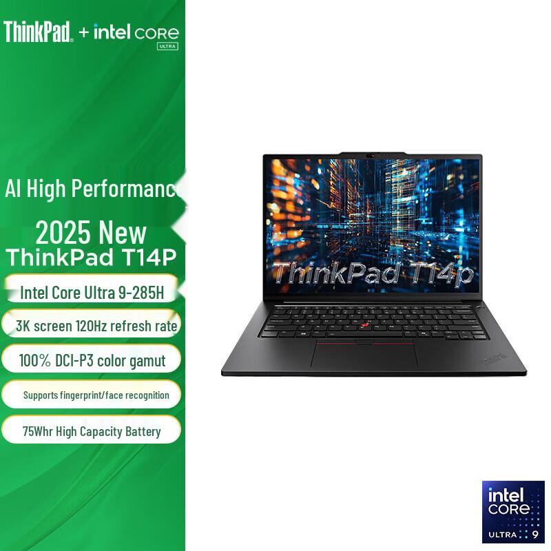 

Lenovo ThinkPad T14p AI PC Laptop (CN version)