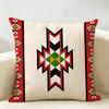 Imazighen Kabyle Jewelry Cushion Cover Natural Linen Organic Fabric DoubleSided Printing Room Sofa Decor Pillow Case