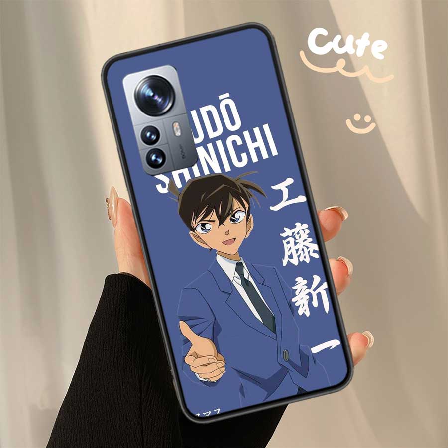 Detective Conan Phone Case For Xiaomi Mi 13 12 11T 10T 12T Pro 12X 11i 11 Ultra 10 Lite 5G 9 8 6X 5X A1 A2 Cover Capa Coque Fund