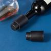Wine Bottle Stopper 2-in-1 Vacuum Pump Wine Cork Bottle Sealer with Time Scale Record Reusable Wine Saver Preserver for 14 Days Freshness