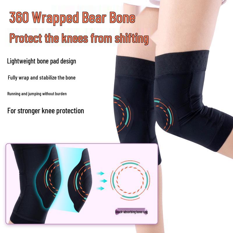 Unisex Sportowe Nakolanniki do Koszykówki z Paskiem Podrzepkowym - Profesjonalna Ochrona Stawów