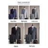 Men's Peak Lapel Three-Piece Suit