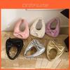 Pu Mini Butterfly Bow Handbag For Girls With Zipper Closure And Inner Pockets
