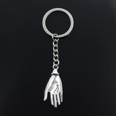 Neue Keychain 41x17mm Hand Palm Anhänger DIY Männer Auto Schlüssel Kette Ring Halter Schlüsselring Souvenir Schmuck Geschenk