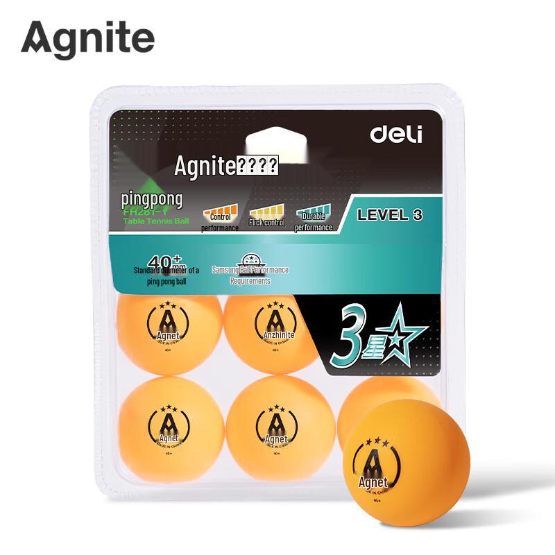 Deli Anglet Series 3-Star Training Table Tennis Balls