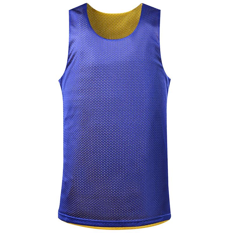 Reversible Mesh Basketball Jersey - Plus Size; Lightweight, Breathable Sports Vest for Training and Competition.