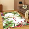 Merry Christmas Tree Carpets Santa Claus Cartoon Printed Carpet Rug Living Room Bedroom Kitchen Decor Anti-slip Game Floor Mat