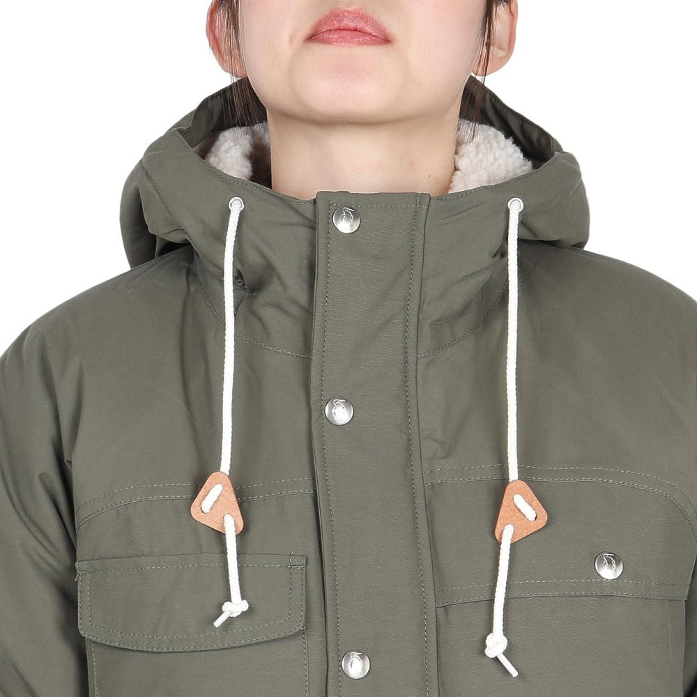 Chums Camping Boa Size L Women's Parka, Olive,