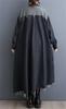 Denim Trench Long Denim Long Long Maxi Loose Slimming Free [Mohokyo] Women's Coat, Jacket, Jacket, Coat, Outerwear, Denim, Sleeve, Length, Fit,