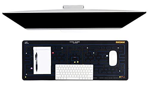 Paladone Pac Man Desk Mat, Classic Style, Perfect for Gamers and Office Use