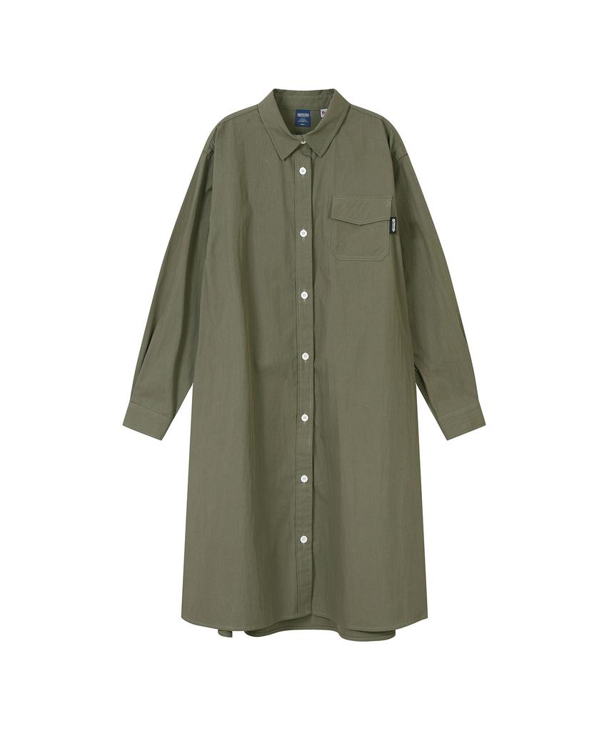 OUTDOOR PRODUCTS W Semi Flare Onepiece (Khaki)
