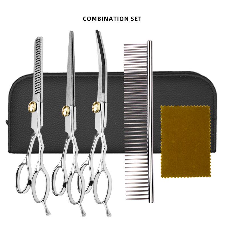 Professional Barber & Pet Hairdressing Scissors - Split Ends & Thinning Tools