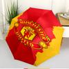 Football United F.C Print Automatic Open Close Umbrella, Portable Foldable Umbrella, for Outdoor Commute Camping Trip, Ideal Birthday Gift