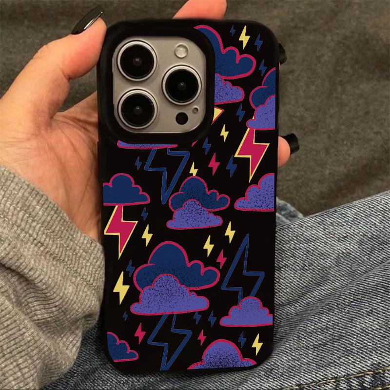 

Lightning and Thunder for Apple 15/16 Promax Mobile Phone Case for IPhone1 3 Jelly Case 14 Soft 12/11 For Apple 7/For Apple 8