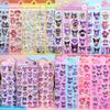 Cute Sanrio Series 3D Relief Stickers Aesthetic Decoration Decals Kawaii Cinnamoroll My Melody Kuromi Cartoon Bubble Sticker Toy