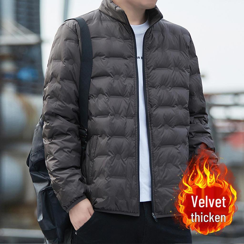 90% Down Men's Versatile Stand Collar Lightweight Jacket - 2025 Autumn/Winter Collection