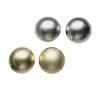 New Metal Round Earrings With Fashionable Personality Gold Frosted Earrings Women's Trendy Jewelry Accessories