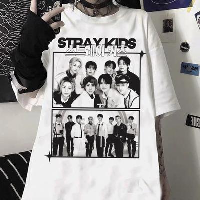 Camiseta Gráfica Stray Kids, Grupo Kpop Feita por Fãs S-5XL Camiseta Unissex