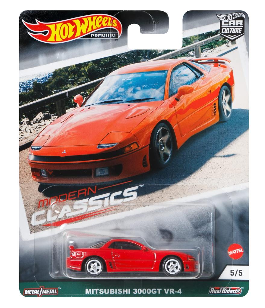 Hot Wheels Automobilová kultura Moderní klasika Mitsubishi 3000GT GRJ90 Red VR-4