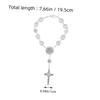 CALLARON Car Rosary Bracelet Car Mirror Hanging Prayer Beads