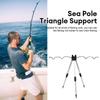 Aluminum Zinc Zinc Alloy Fishing Rod Bracket Rest Base Fishing Tripod Stand Fishing Accessories