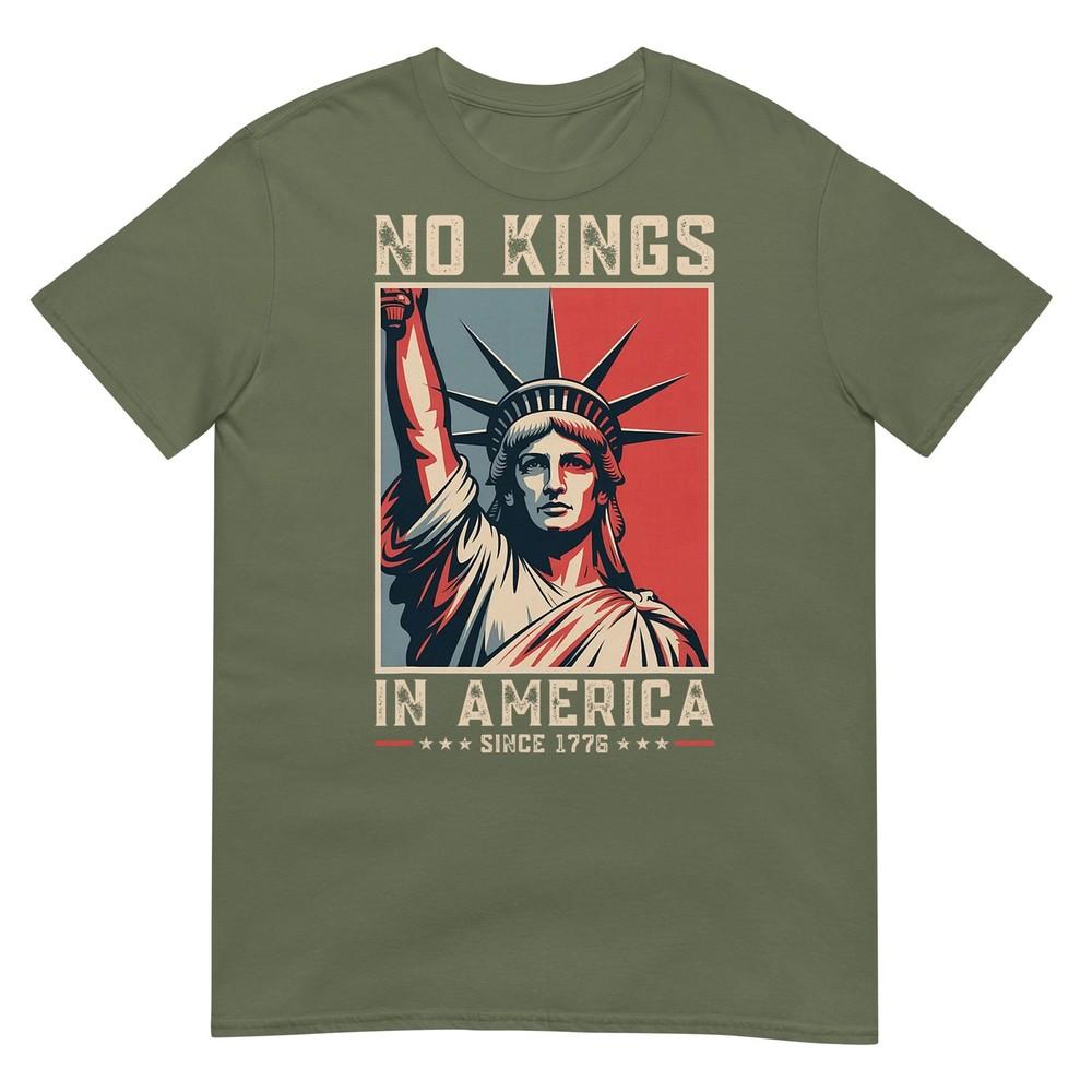 No Kings In America Since 1776 Political Protest Unisex Unisex TShirt