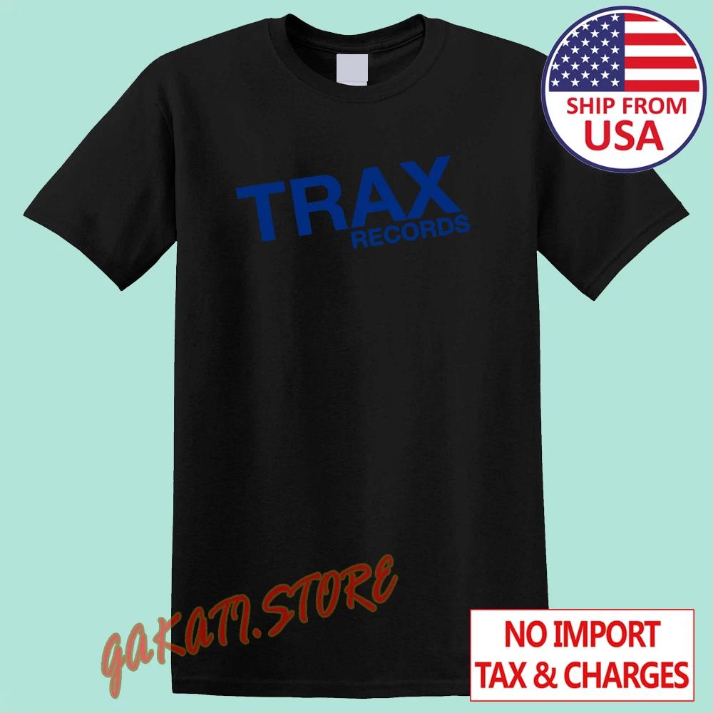 Trax Records Label Men s Black Size S-5XL XL