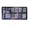 Letters Nail Stamping Plates Flower Pattern Nail Art Stamp Stencil Nail Art Tools Painting Nail
