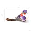 12 Pcs Birds Figurines Artificial Foam feather type bird for crafts Decoration home and garden