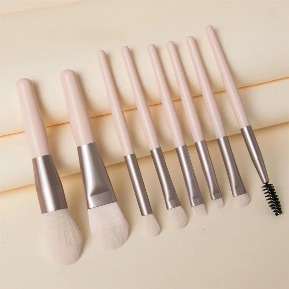 Soft Fluffy Makeup Brushes Set for Cosmetics Foundation Blush Powder Eyeshadow Kabuki Blending Makeup Brush Beauty Tool 8Pcs/Lot