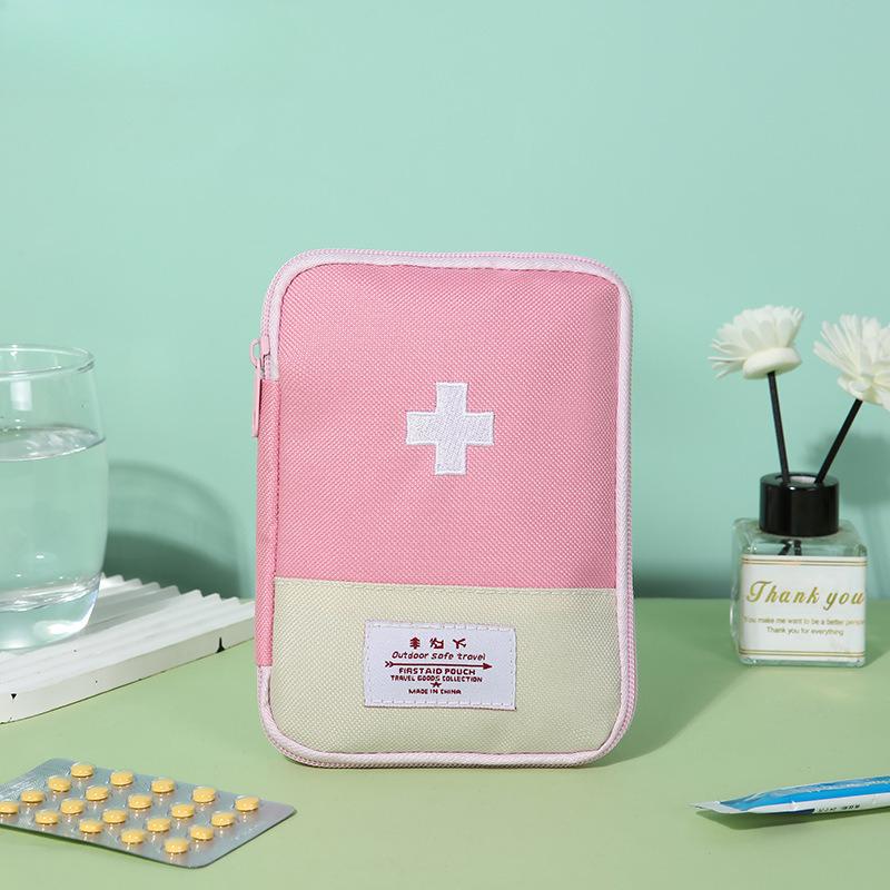 Portable Travel Medicine Storage Bag Household First Aid Kit Organizer Emergency Pouch KTB