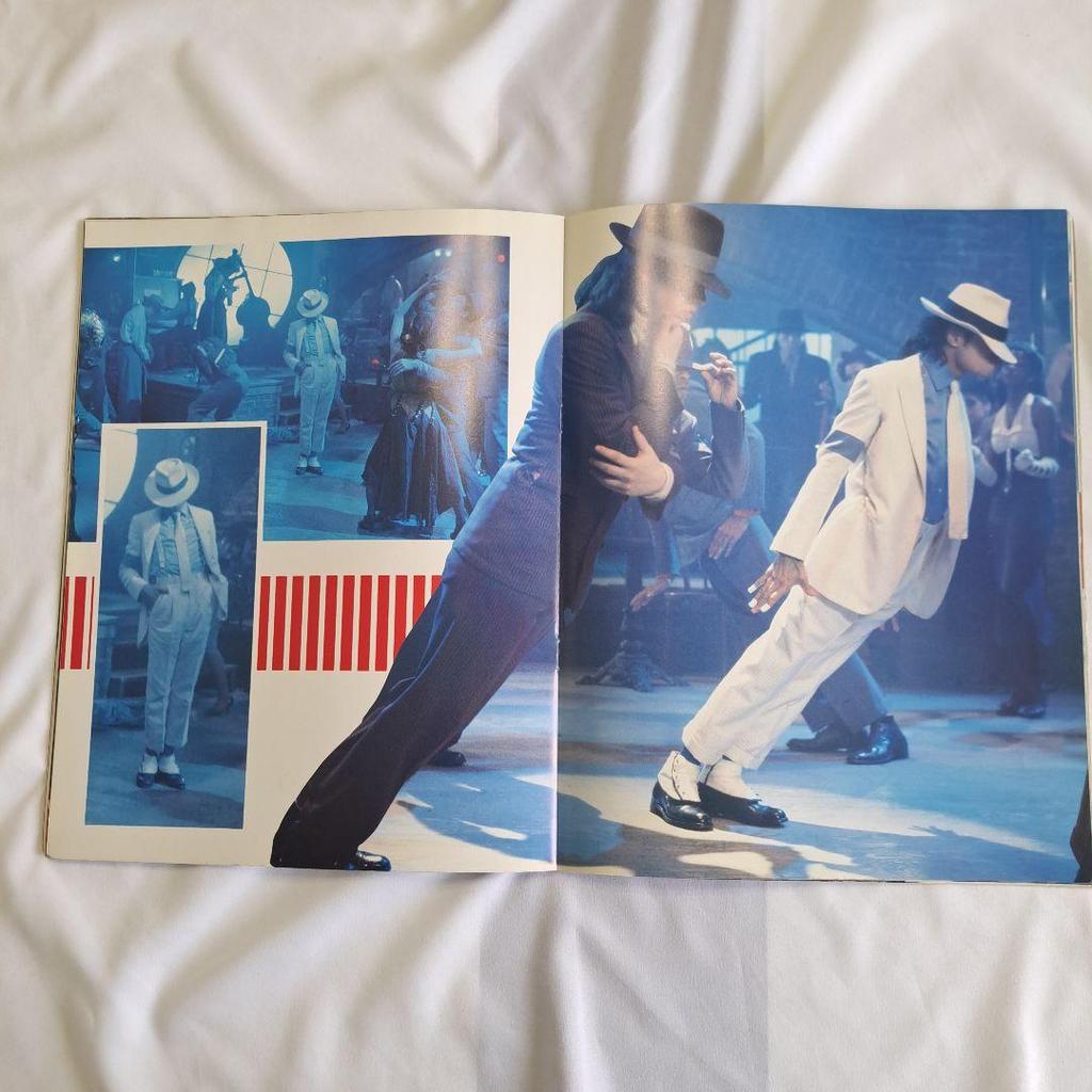 [USED] Price discount T-shirt LL bonus Michael Jackson pamphlet 2-volume set 1987 Hist