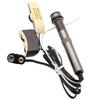 Frioojity Acoustic Guitar Pickup A-202 Piezo Pickup with Tuner 6.35mm Output Jack Microphone Included
