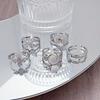 Full Of Diamonds, Zircon, Small And Exquisite Open Ring, Niche Design, Index Finger Ring, Simple Light Luxury, High-End Simple Accessories