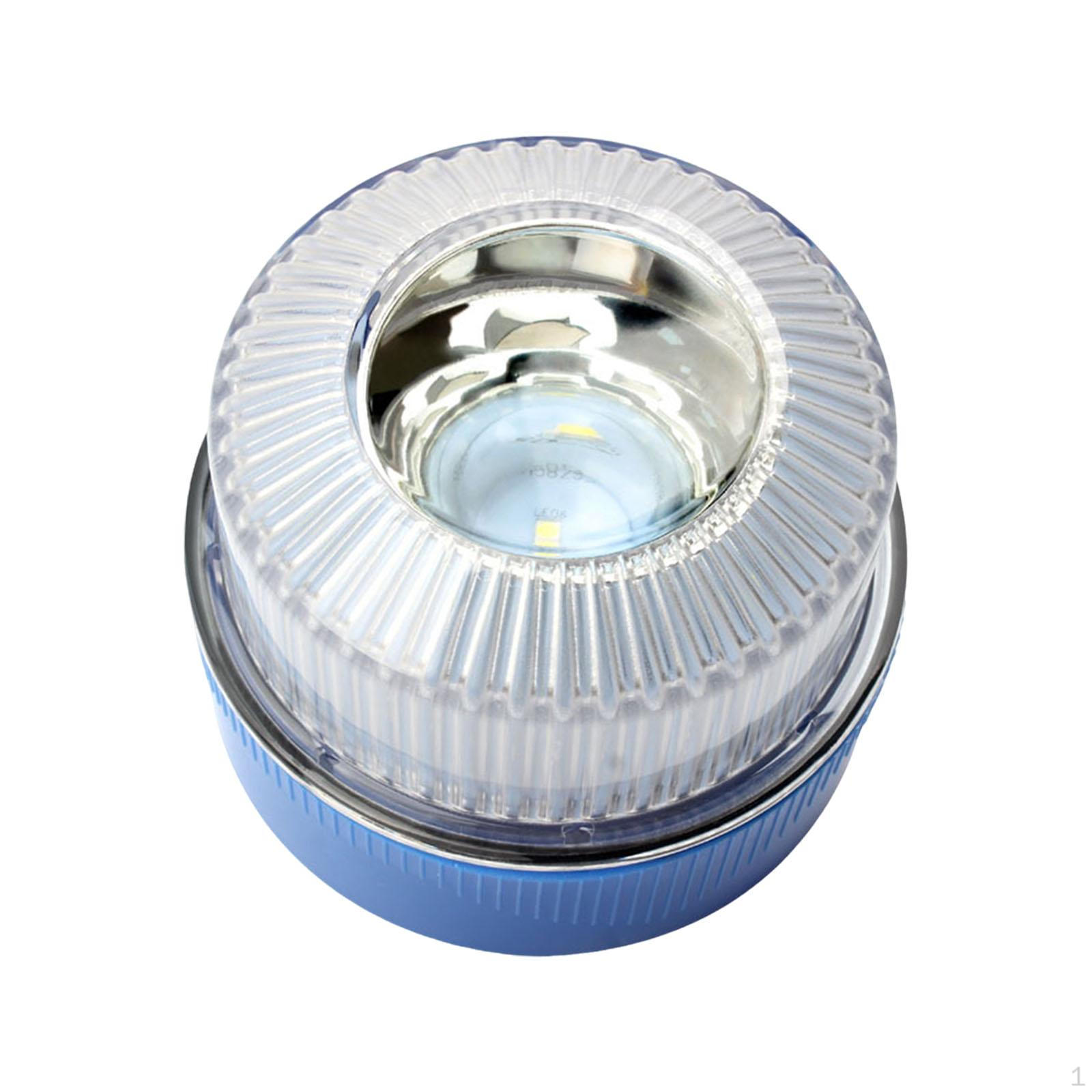 

Light 16V 2 Lighting Modes Vehicle Lamp Emergency Flashing for Trailers Snow Plow Tow blue white