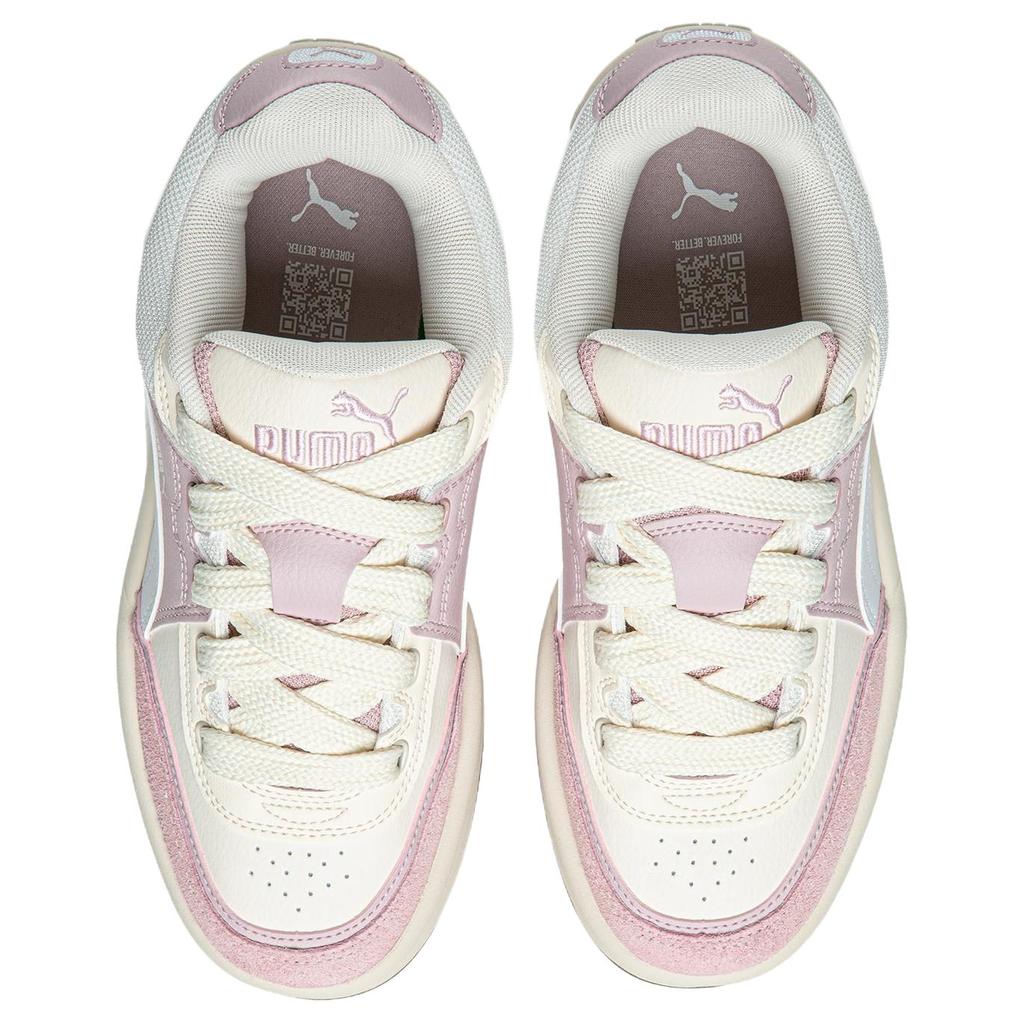 Puma Park Lifestyle Sk8 Comfortable Versatile Trendy Minimalist Slip-Resistant Low-Top Skate Shoes Unisex Sneaker Pink White 400497-11