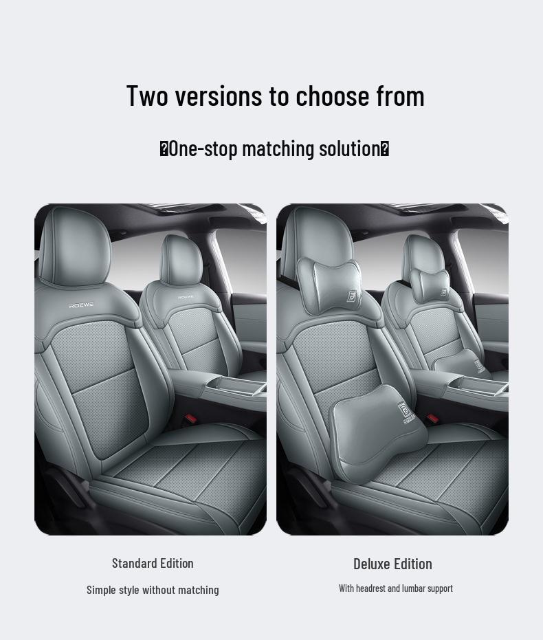 Roewe D6 Universal Breathable Leather Seat Cover - All-Season Car Accessory