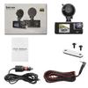 Wireless WiFi Dash Cam: HD Car Recorder with Mobile Phone Sync and Three-Way Video Capture