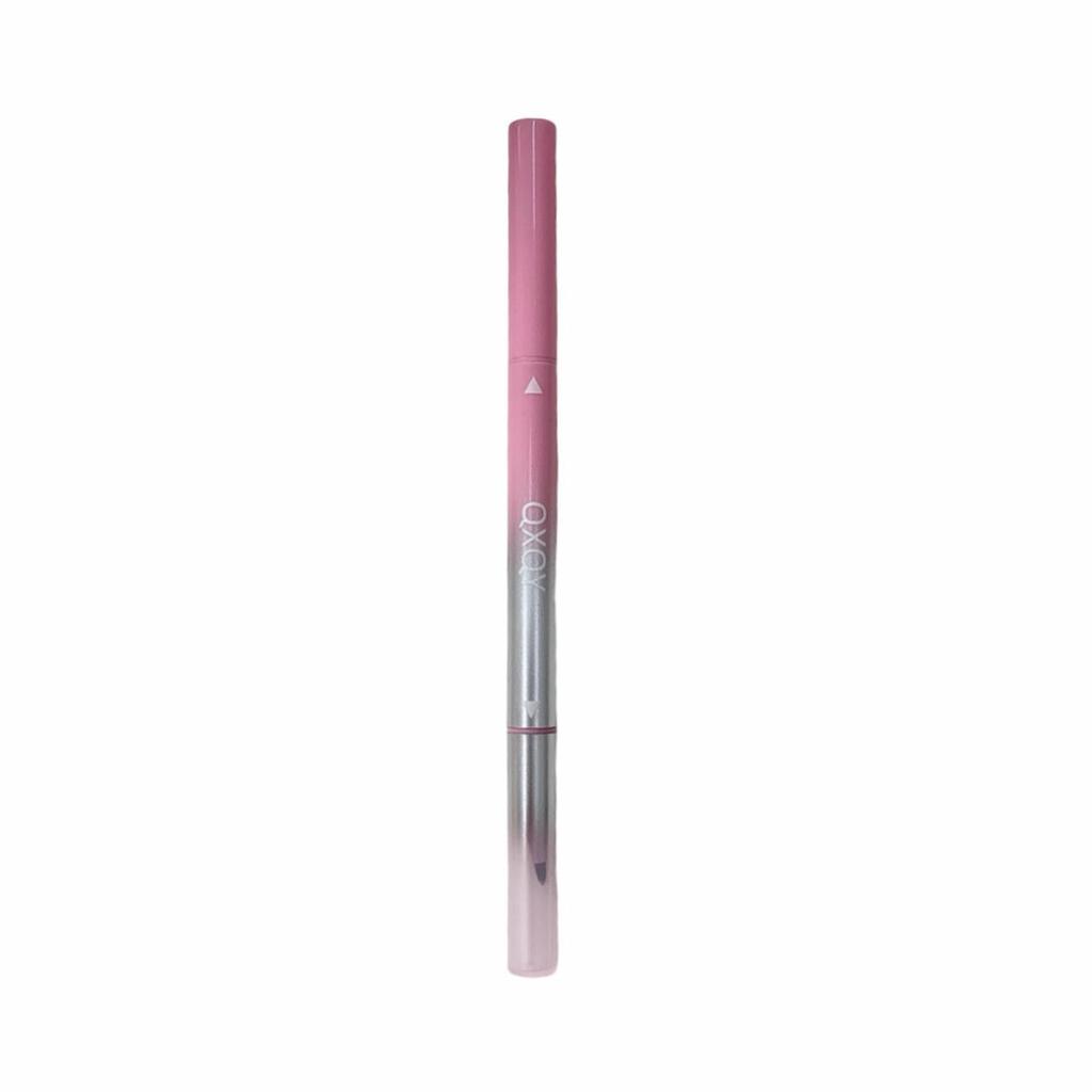 QXQY Dual-ended Eyeliner: Gel Pencil & Angled Brush, Ultra-fine, Waterproof, Sweatproof, Non-smudging, Under-eye Highlight.