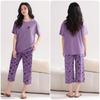 2026 Summer Women's Breathable Cotton Pajamas Set - Lightweight, Seven-Point Sleeve, Indoor/Outdoor Wear