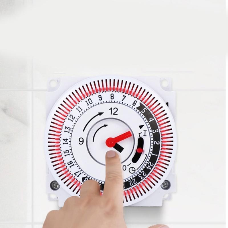 Mechanical Timer Switches Rotary Dials Timer 15 Minutes To 24 Hours Period Automatic Power Off For Home And Office