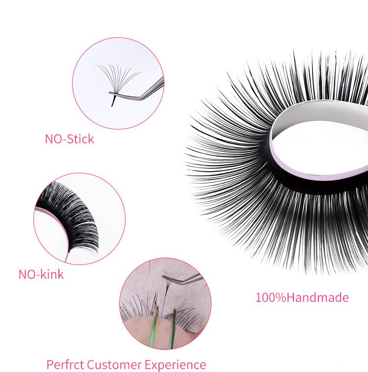 VEYES J B C Cc D Dd L Lc Ld M Curl Volume Eyelash 6-25 Length 0.03 Individual Cashmere Lash Volume Easy Fan Eyelash Extention