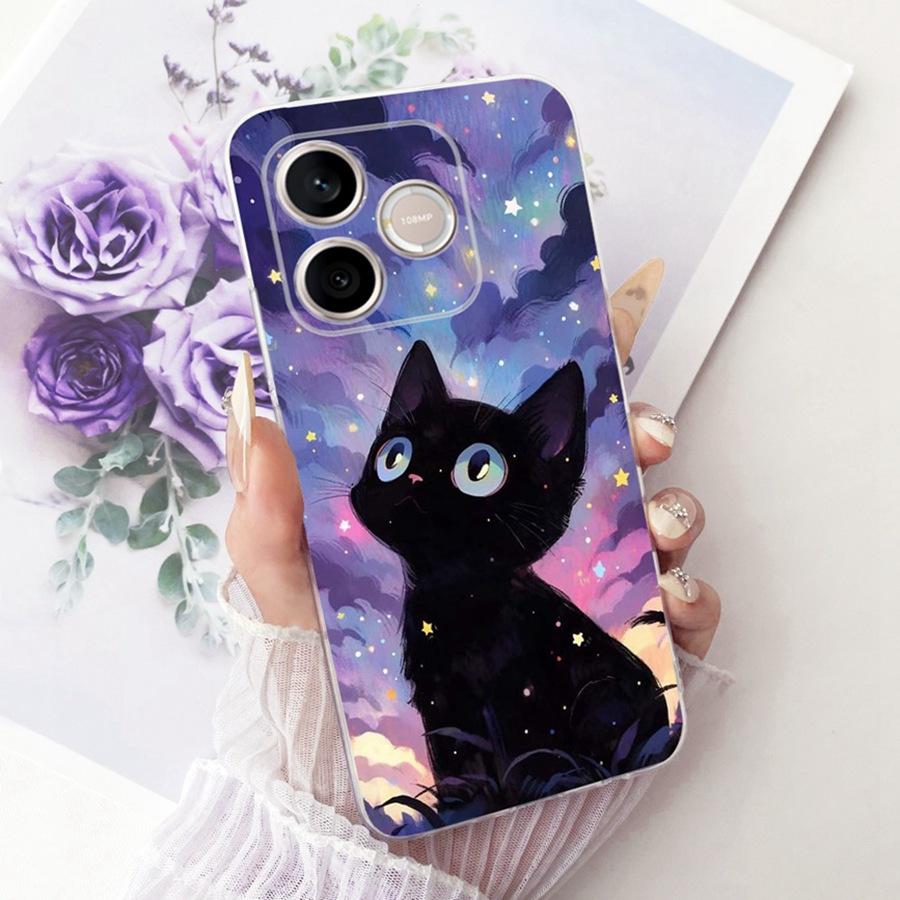 For Honor 600 Lite Phone Case LNA-NX1 Back Cover Cute Cat Cartoons Printing Soft Silicone Shell Honor 500 Smart 600lite Funda