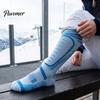 Odor Resistant Thermal Stockings Cotton Ski Socks for Women, Thickened Snowboard Socks, Comfortable Moisture Wicking Skiing Calf Winter Sports