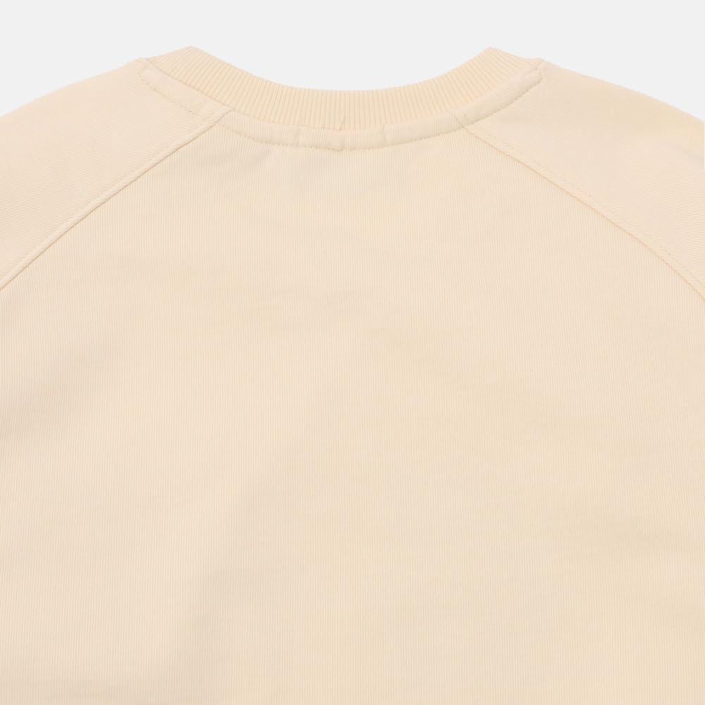 Timberland Graphic Crew Neck Sweatshirt, Unisex, White Smoke, Size S (TB0A2R18V041)